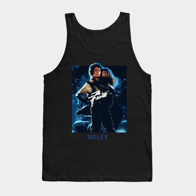 ripley sci fi - ripley ripley ripley Tank Top by Shelter Art Space